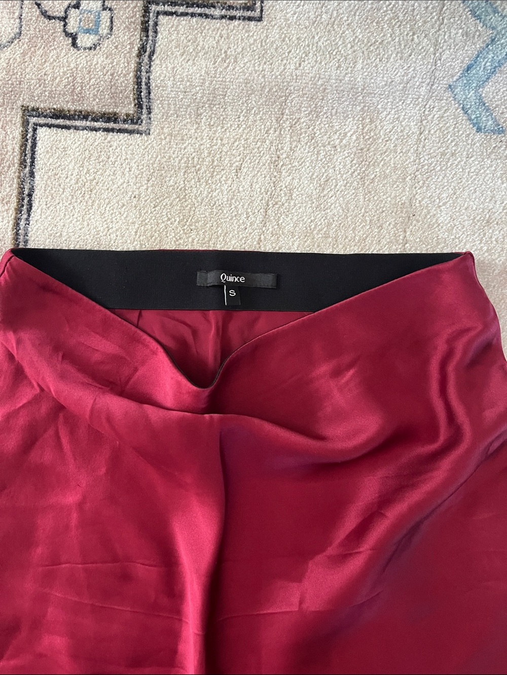 Quince 100% washable silk skirt - Picture 2 of 4